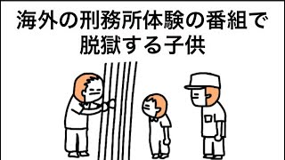 【アニメ】海外の刑務所体験の番組で脱獄する子供【更生プログラム】
