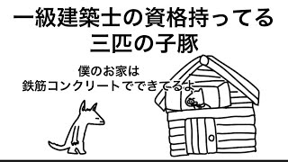 【アニメ】一級建築士の資格を持ってる三匹の子豚